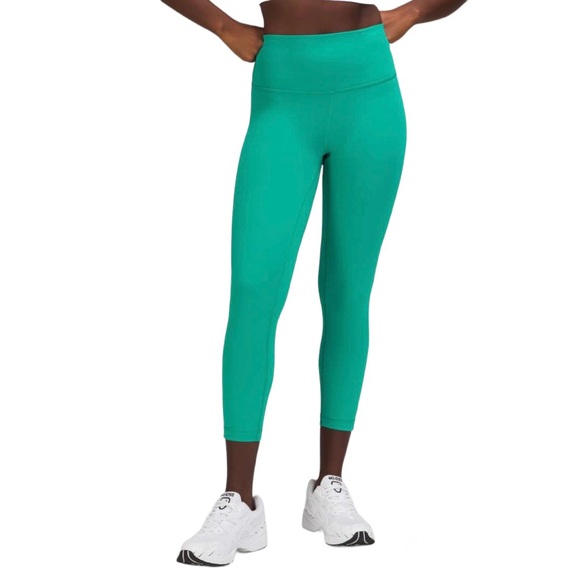 lululemon athletica Pants - Lululemon Wunder Train High-Rise Leggings 23" Maldives Green Everlux Sz 8